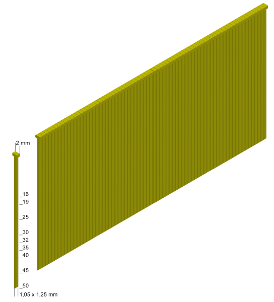 Stauchkopfnägel(Brads) Typ J – 25-40mm